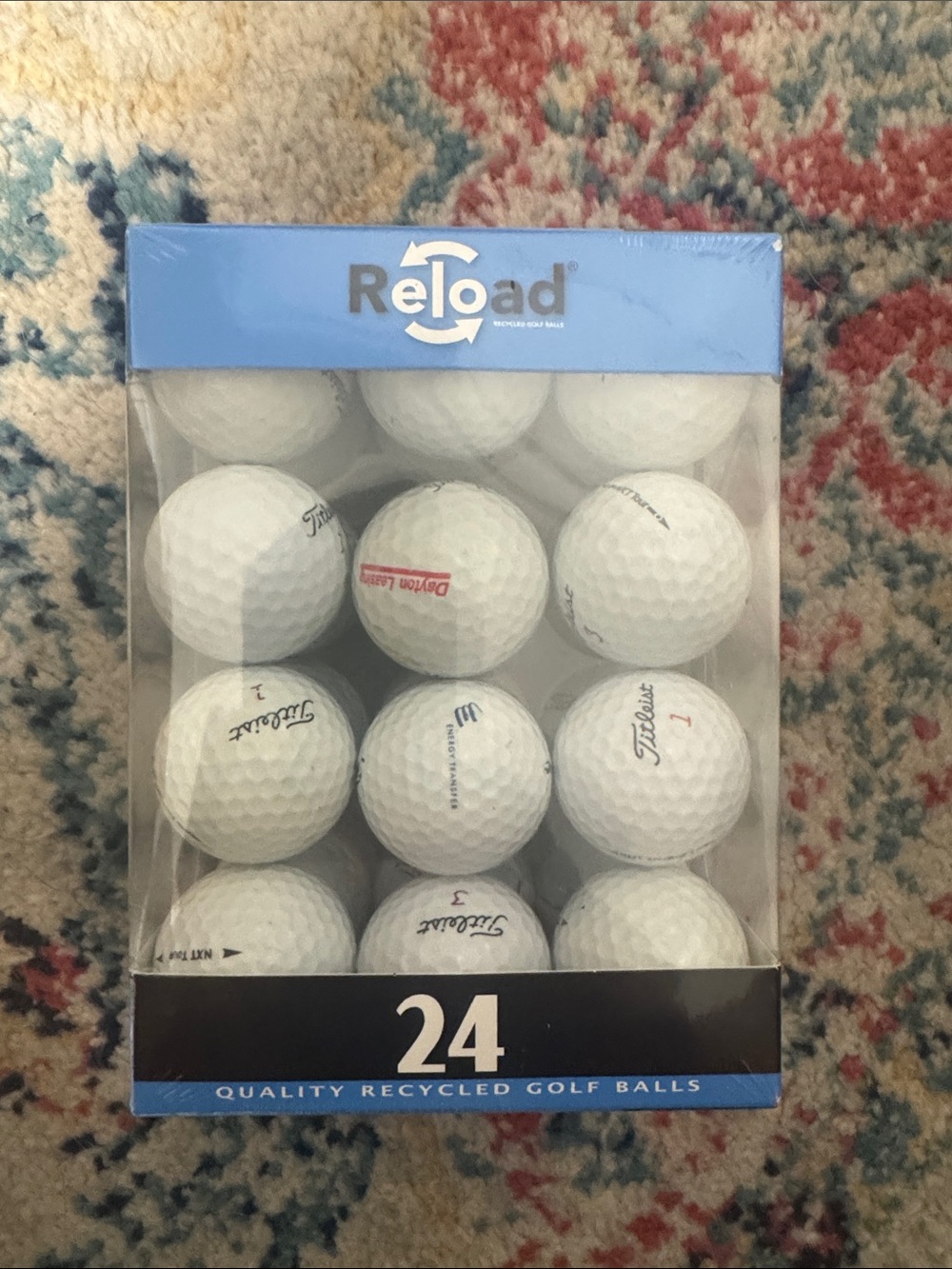 Reload Recycled Golf Balls - White Titleist (24 Count)